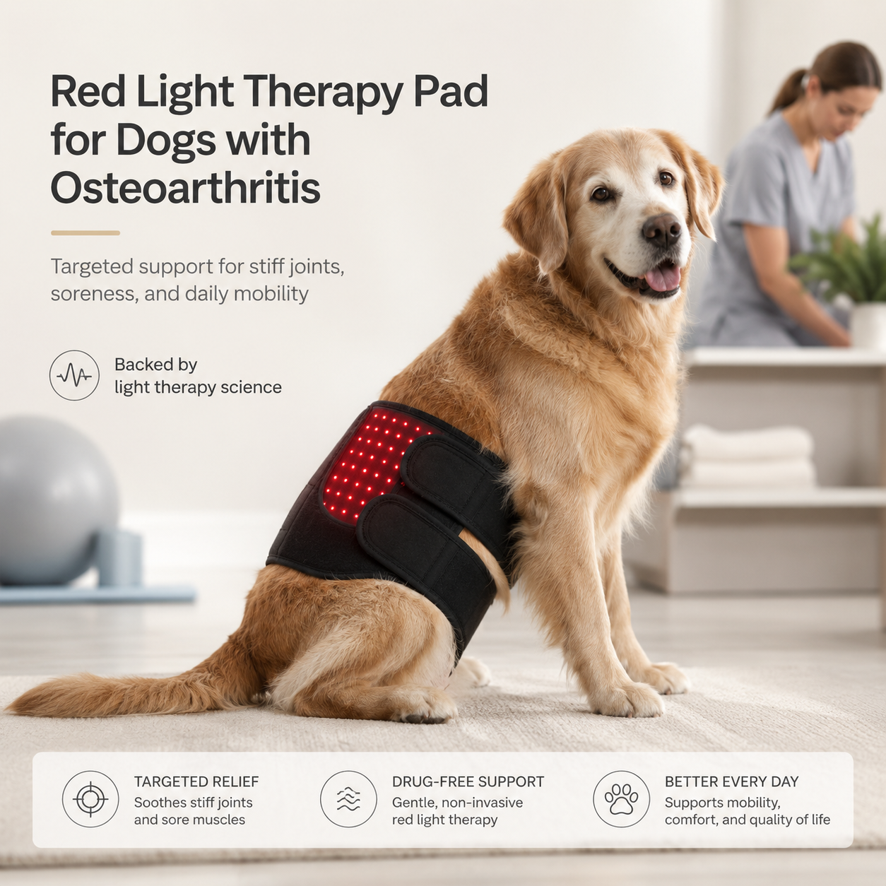 Red Light Therapy Pad for Osteoarthritis